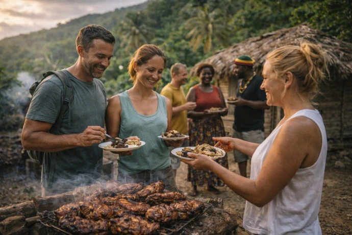 Culture and culinary tour experience in Portland Jamaica with local guides