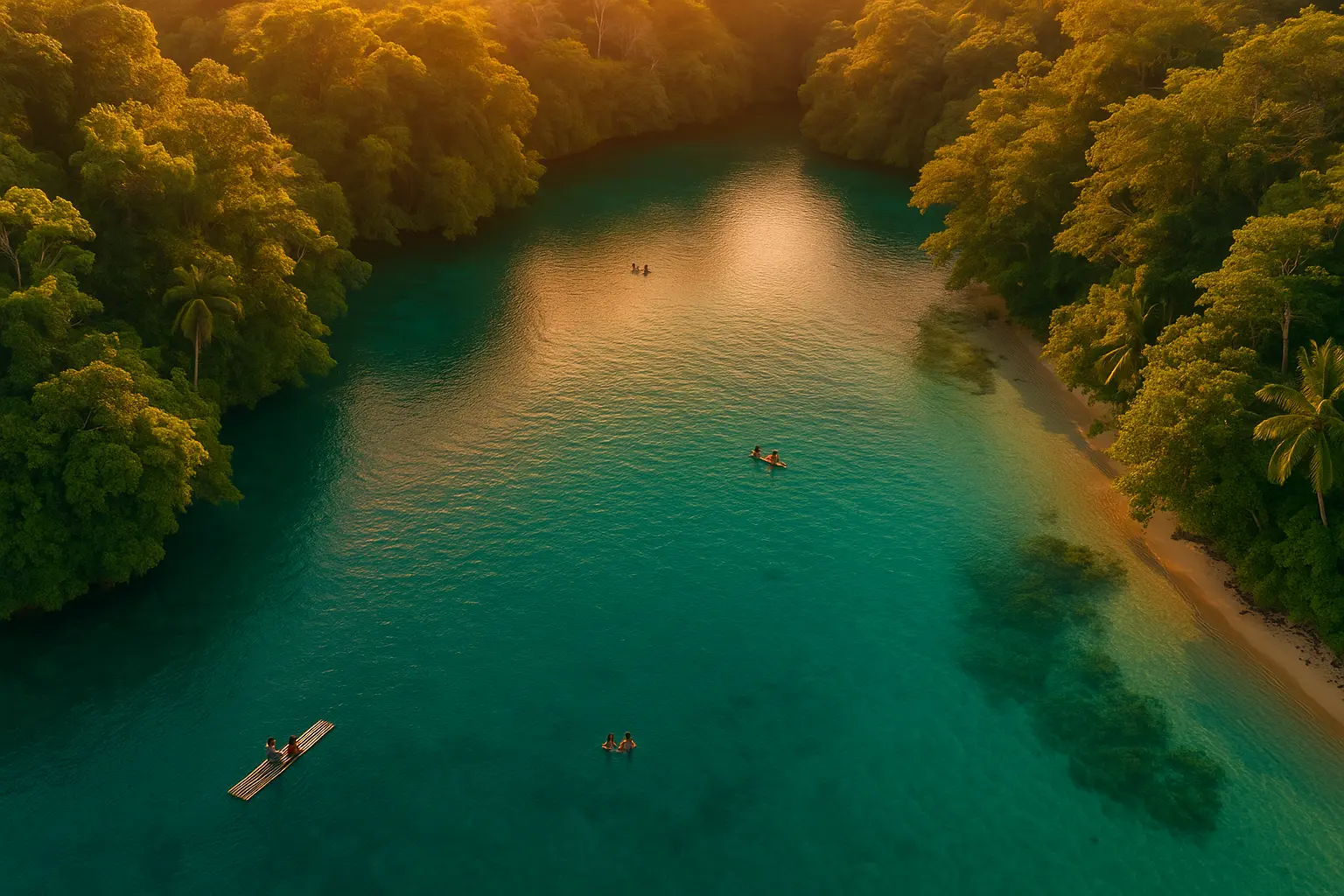 Romantic tour packages in Portland Jamaica – rafting, beaches, honeymoons
